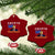 Trump Crypto Ceramic Ornament Trump Crypto President Funny MAGA Bitcoin American Flag TS02 Print Your Wear
