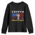 Trump Crypto Youth Sweatshirt Trump Crypto President Funny MAGA Bitcoin American Flag TS02 Black Print Your Wear