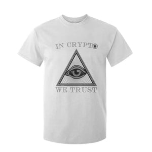 Funny Crypto T Shirt For Kid In Crypto We Trust Bitcoin Cryptocurrency TS02 White Print Your Wear