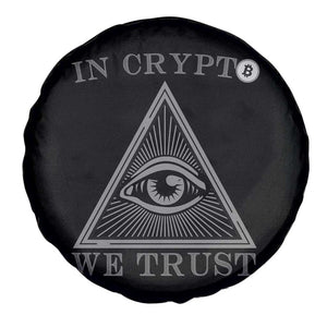 Funny Crypto Spare Tire Cover In Crypto We Trust Bitcoin Cryptocurrency TS02 Print Your Wear