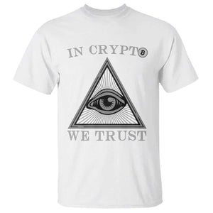 Funny Crypto T Shirt In Crypto We Trust Bitcoin Cryptocurrency TS02 White Print Your Wear
