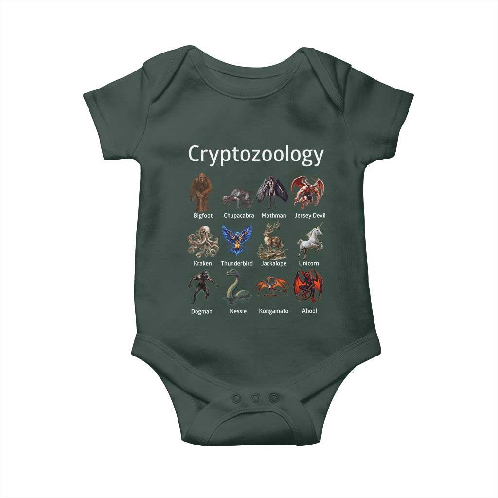 Cryptid Creatures Baby Onesie Cryptozoology Fantasy Mythical Monsters TS02 Print Your Wear