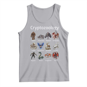 Cryptid Creatures Tank Top Cryptozoology Fantasy Mythical Monsters TS02 Athletic Heather Print Your Wear