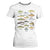 Freshwater Fish Species T Shirt For Women Funny Fishing Types Fisherman Dad TS02 White Print Your Wear