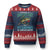 Funny Fishing Ugly Christmas Sweater School Is Important But Fishing Is Importanter Bass Fisherman TS02 Navy Red Print Your Wear