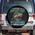 Funny Fishing Spare Tire Cover School Is Important But Fishing Is Importanter Bass Fisherman TS02 No hole Black Print Your Wear