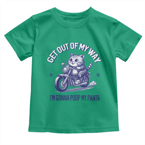 Funny Cat Meme Toddler T Shirt Get Out of My Way Gonna Poop My Pants Adult Humor Meme TS02 Irish Green Print Your Wear