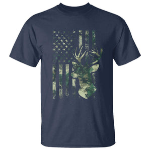 Deer Hunting Camouflage T Shirt Camo US Flag TS02 Navy Print Your Wear