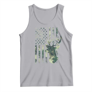 Deer Hunting Camouflage Tank Top Camo US Flag TS02 Athletic Heather Print Your Wear