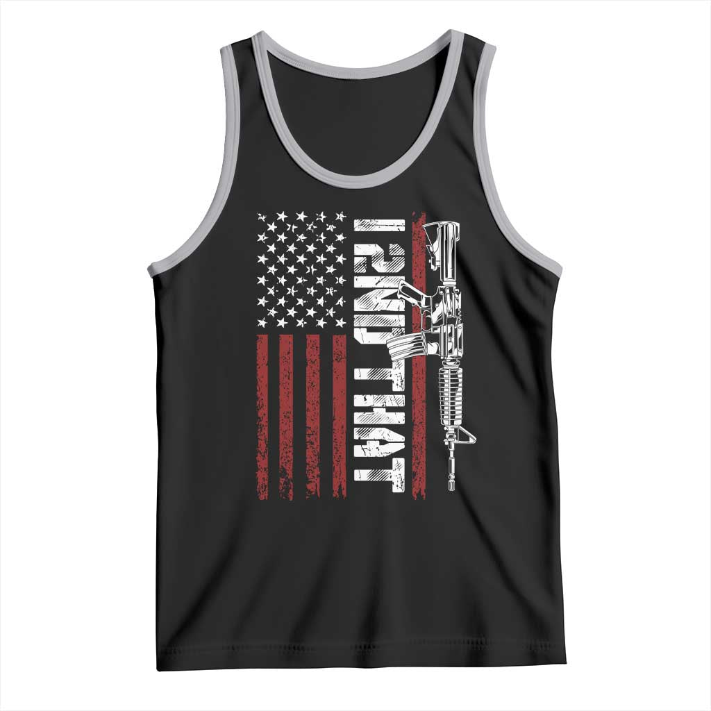 Gun Rights Patriotic Tank Top I 2nd That Second Amendment Pro Gun American Flag TS02 Black Athletic Heather Print Your Wear