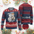 Cat Lover Knit Sweatshirt Life Is Better With Cats Cute TS02 Burgundy Print Your Wear