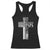 Blessed Papa Christian Cross Racerback Tank Top Faithful Dad Religious American Flag TS02 Black Print Your Wear