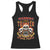 Funny Truck Driver Skull Racerback Tank Top Warning This Trucker Doesn't Play Well With Stupid People TS02 Black Print Your Wear