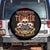 Funny Truck Driver Skull Spare Tire Cover Warning This Trucker Doesn't Play Well With Stupid People TS02 No hole Black Print Your Wear