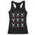 Funny Deer Hunting Racerback Tank Top Hunter of All Santa's Reindeer TS02 Black Print Your Wear