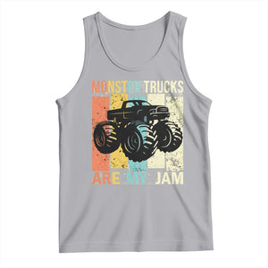 Monster Trucks Are My Jam Tank Top Vintage Retro TS02 Athletic Heather Print Your Wear