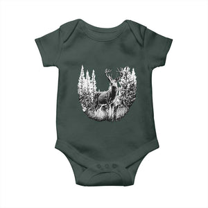 Deer Hunting Baby Onesie Deer Forest Nature Lover Stag Hunter TS02 Print Your Wear