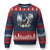 Deer Hunting Ugly Christmas Sweater Deer Forest Nature Lover Stag Hunter TS02 Navy Red Print Your Wear