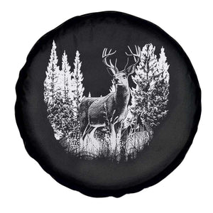 Deer Hunting Spare Tire Cover Deer Forest Nature Lover Stag Hunter TS02 Print Your Wear