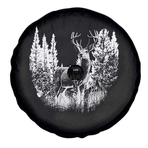 Deer Hunting Spare Tire Cover Deer Forest Nature Lover Stag Hunter TS02 Print Your Wear