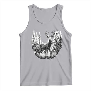 Deer Hunting Tank Top Deer Forest Nature Lover Stag Hunter TS02 Athletic Heather Print Your Wear