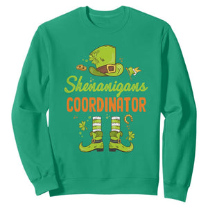 Funny St. Patricks Day Sweatshirt Shenanigans Coordinator Leprechaun Costume TS02 Irish Green Printyourwear