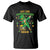 Funny St. Patricks Day T Shirt Let The Shenanigans Begin Dabbing Leprechaun TS02 Black Printyourwear