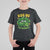 Funny St. Patricks Day T Shirt For Kid Kiss Me I'm Naughty Irish Women Leopard Biting Lips TS02 Black Printyourwear
