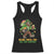 Funny St Patricks Sasquatch Racerback Tank Top Drink Until You See The Bigfoot Drinking Squad TS02 Black Print Your Wear