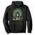 Funny St. Patricks Day Hoodie Happy Go Lucky Shamrock Rainbow TS02 Black Printyourwear