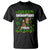 Funny St. Patricks Day T Shirt First Shenanigans Then Malarkey Drinking Leprechaun TS02 Black Printyourwear
