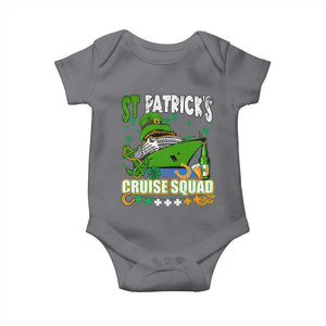 Funny St Patricks Cruise Baby Onesie Holiday Trip Family Group Matching TS02 Charcoal Print Your Wear
