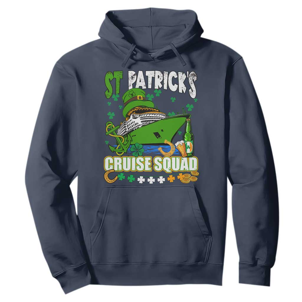 Funny St. Patricks Cruise Hoodie Holiday Trip Family Group Matching TS02 Navy Printyourwear