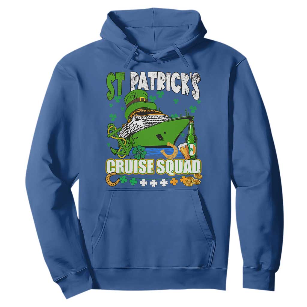 Funny St. Patricks Cruise Hoodie Holiday Trip Family Group Matching TS02 Royal Blue Printyourwear