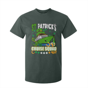Funny St Patricks Cruise T Shirt For Kid Holiday Trip Family Group Matching TS02 Dark Forest Green Print Your Wear