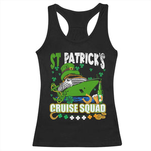 Funny St Patricks Cruise Racerback Tank Top Holiday Trip Family Group Matching TS02 Black Print Your Wear