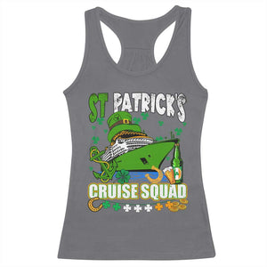 Funny St Patricks Cruise Racerback Tank Top Holiday Trip Family Group Matching TS02 Charcoal Print Your Wear