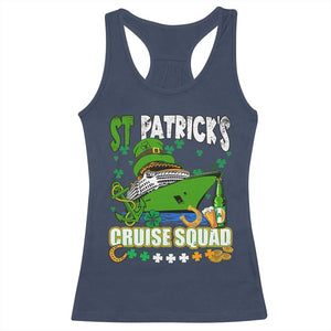 Funny St Patricks Cruise Racerback Tank Top Holiday Trip Family Group Matching TS02 Navy Print Your Wear