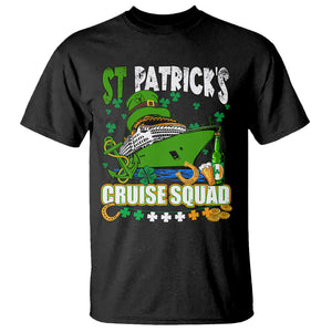 Funny St. Patricks Cruise T Shirt Holiday Trip Family Group Matching TS02 Black Printyourwear