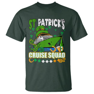 Funny St. Patricks Cruise T Shirt Holiday Trip Family Group Matching TS02 Dark Forest Green Printyourwear