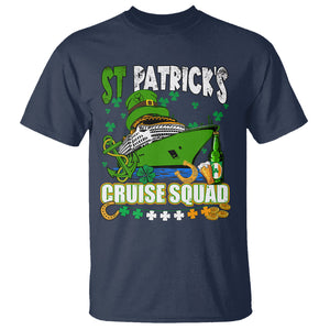 Funny St. Patricks Cruise T Shirt Holiday Trip Family Group Matching TS02 Navy Printyourwear