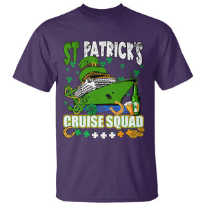 Funny St. Patricks Cruise T Shirt Holiday Trip Family Group Matching TS02 Purple Printyourwear