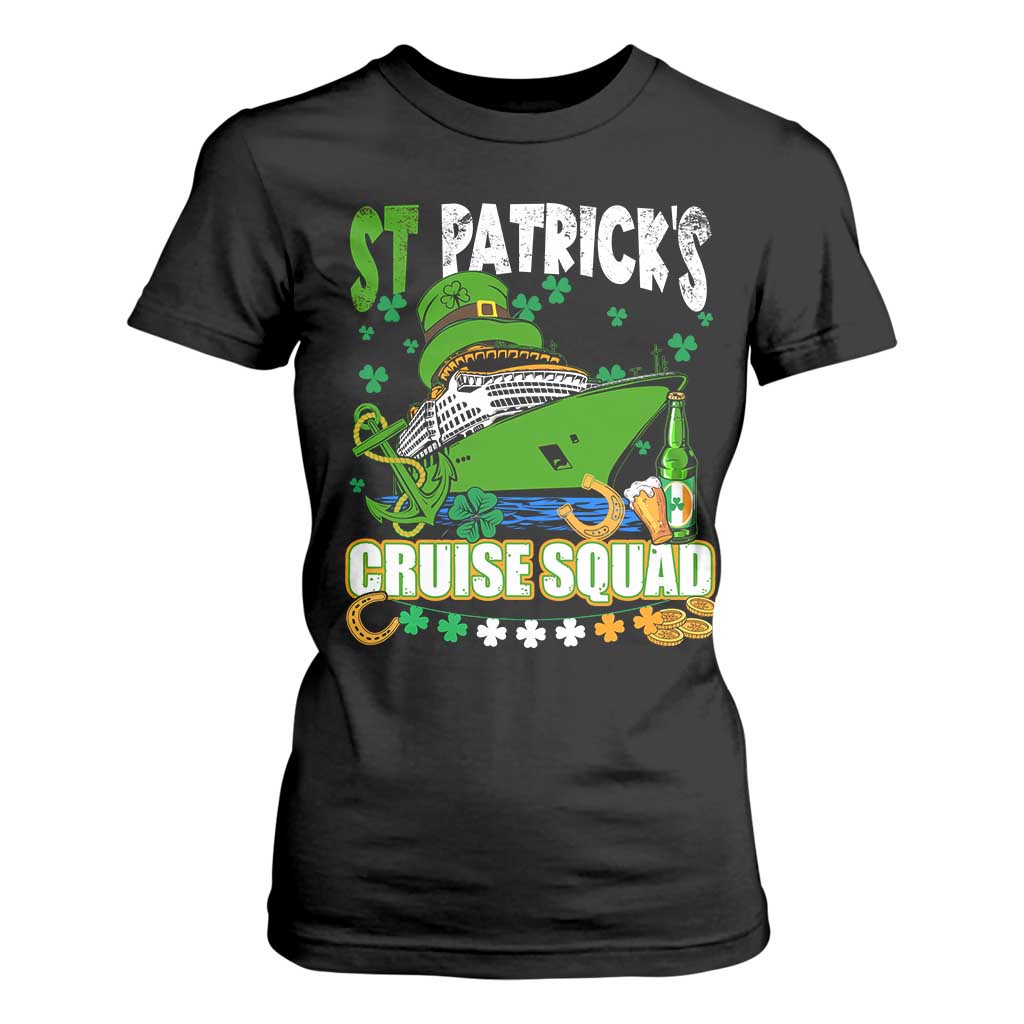 Funny St Patricks Cruise T Shirt For Women Holiday Trip Family Group Matching TS02 Black Print Your Wear