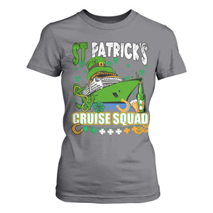 Funny St Patricks Cruise T Shirt For Women Holiday Trip Family Group Matching TS02 Charcoal Print Your Wear