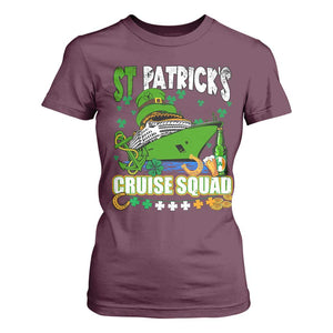 Funny St Patricks Cruise T Shirt For Women Holiday Trip Family Group Matching TS02 Maroon Print Your Wear
