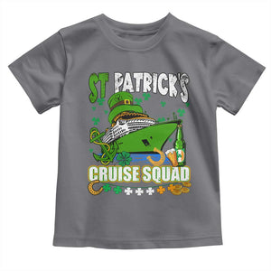 Funny St Patricks Cruise Toddler T Shirt Holiday Trip Family Group Matching TS02 Charcoal Print Your Wear