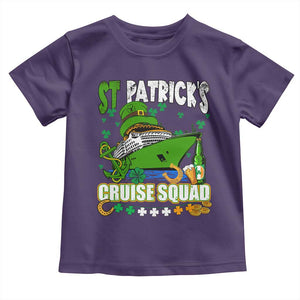 Funny St Patricks Cruise Toddler T Shirt Holiday Trip Family Group Matching TS02 Purple Print Your Wear
