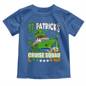 Funny St Patricks Cruise Toddler T Shirt Holiday Trip Family Group Matching TS02 Royal Blue Print Your Wear