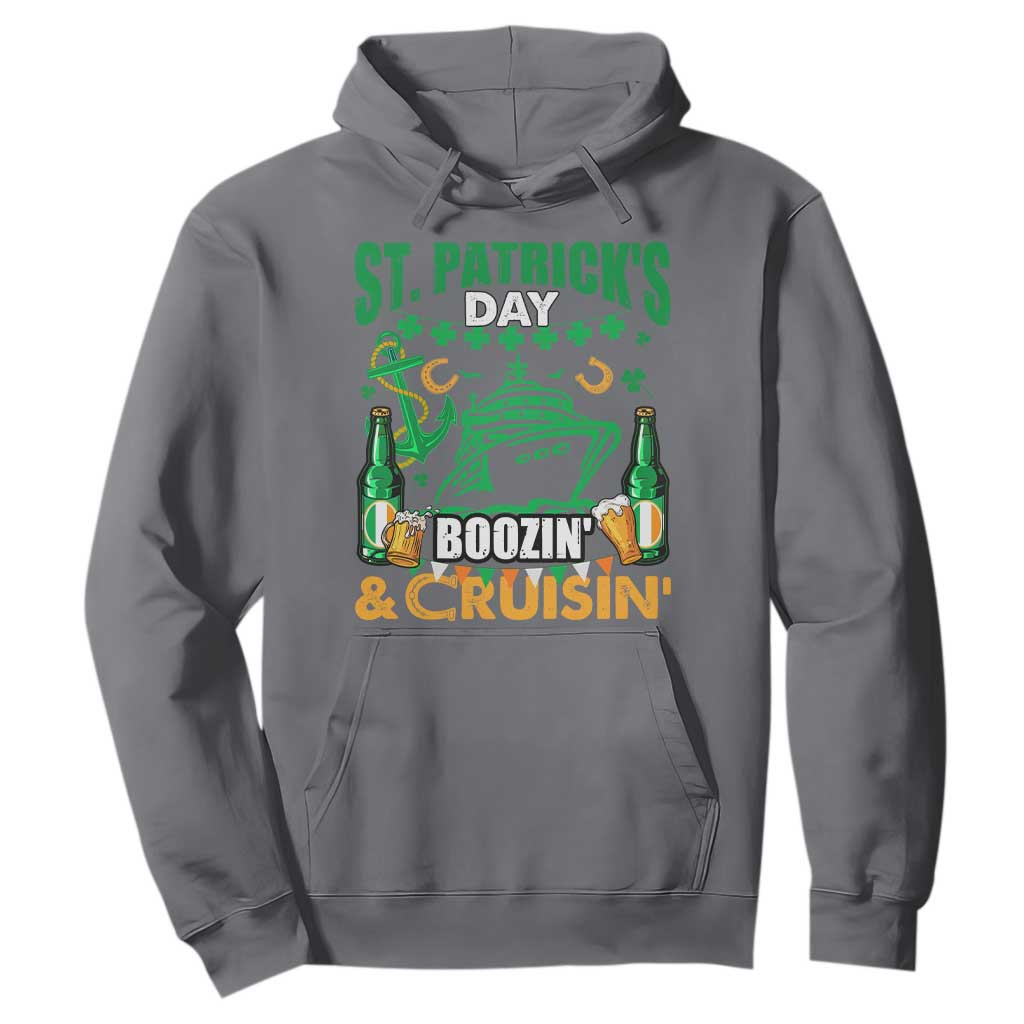 Funny St. Patricks Cruise Hoodie Boozin' Cruisin' Drinking Squad Family Group Matching TS02 Charcoal Printyourwear