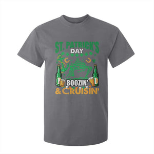 Funny St Patricks Cruise T Shirt For Kid Boozin' Cruisin' Drinking Squad Family Group Matching TS02 Charcoal Print Your Wear